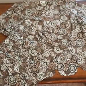 Ladies plus size 2 piece skirt set